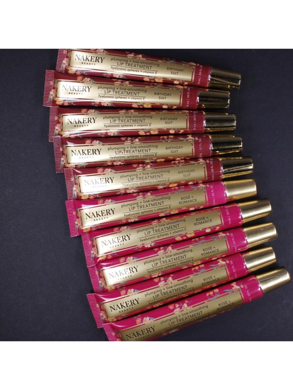 NAKERY Beauty Lip Treatment SET OF 10 Plumping & Line Smoothing-Sealed